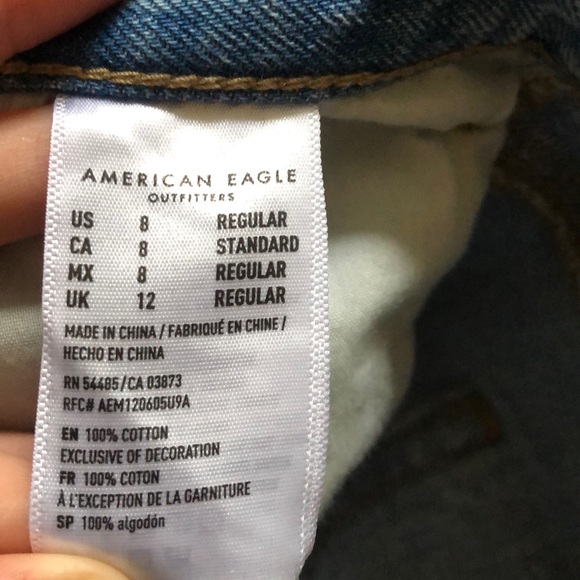 american eagle high waisted jeans - Picture 7 of 8